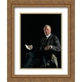 thumbnail image 1 of William Orpen 2x Matted 20x24 Gold Ornate Framed Art Print 'Sir Thomas Jaffrey, Bt, LLD, Chairman of Aberdeen Art Gallery Committee 1926', 1 of 2