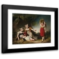 thumbnail image 1 of William Owen 24x20 Black Modern Framed Museum Art Print Titled - The Grandchildren of Sir William Heathcote, 3rd Baronet, 1 of 5