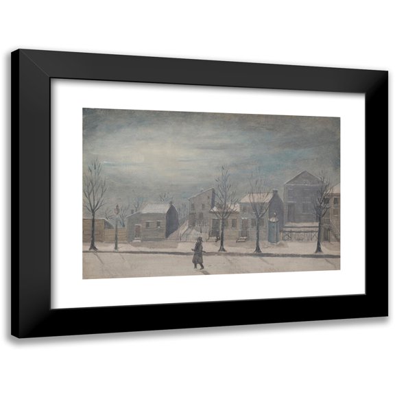 William P. Chappel 18x13 Black Modern Framed Museum Art Print Titled - City Watchman (1870s)