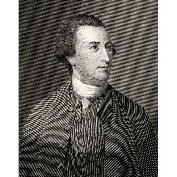 William Paca 1740 To 1799 American Statesman & Founding Father A Signatory of Declaration of Independence Engraved by P. Maverick From A Drawing by J.B. Longacre After Copley Poster Print, 12 x 16