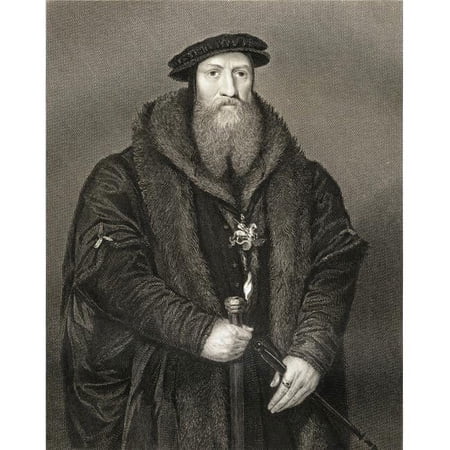 William Paget First Lord Paget C.1506-1563 English Secretary of State & Lord Poster Print, Large - 26 x 34