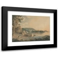 thumbnail image 1 of William Payne 14x11 Black Modern Framed Museum Art Print Titled - Britten Ferry, Mount Edgecombe, 1 of 5