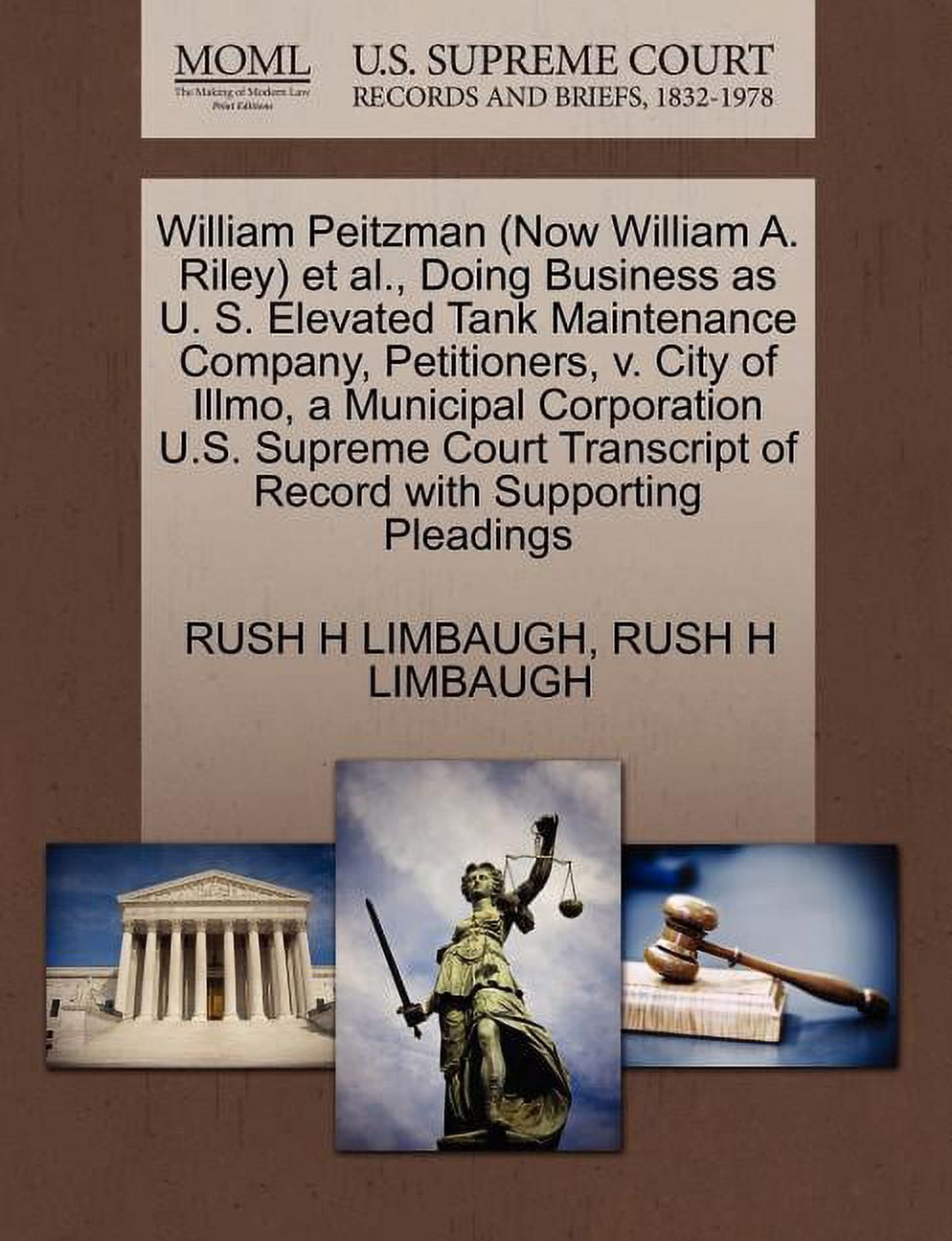 William A Riley William Peitzman (Now William A. Riley) et al., Doing Business as U. S ...