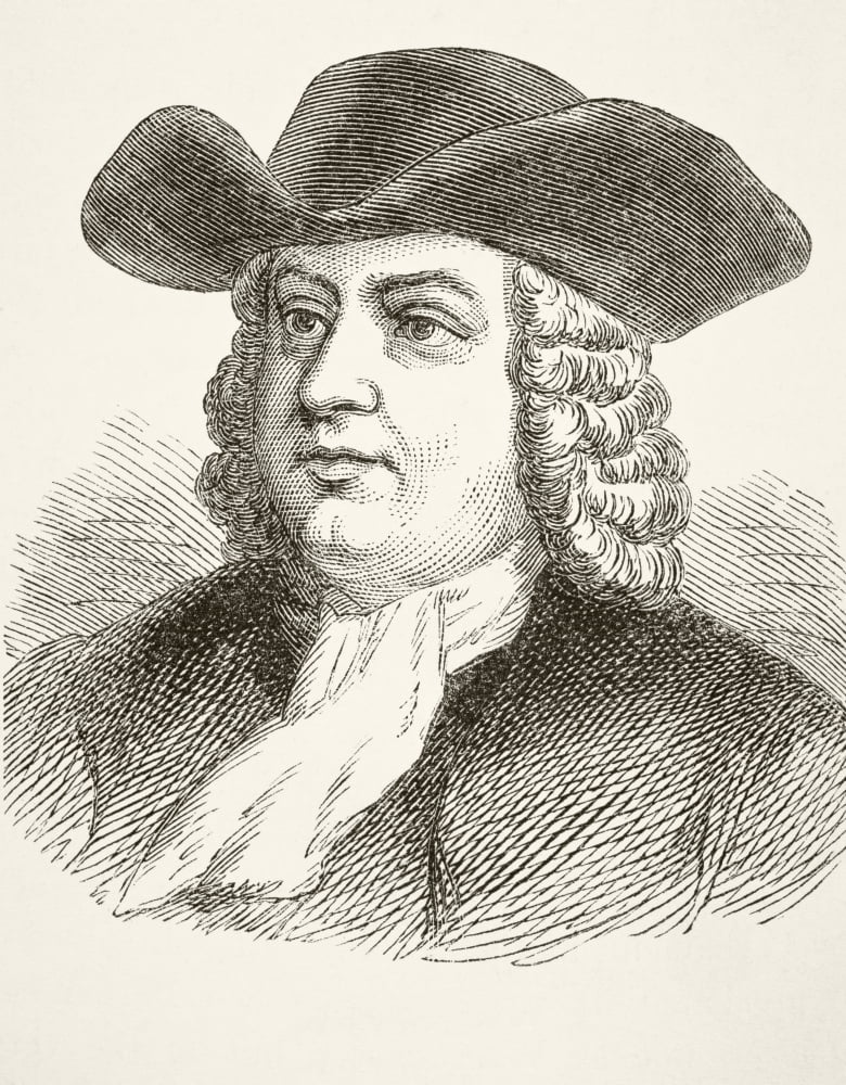 William Penn 1644 To 1718 English Quaker Leader From The National And Domestic History Of England By William Aubrey Published London Circa 1890 Canvas Art - Ken Welsh Design Pics (13 x 16)