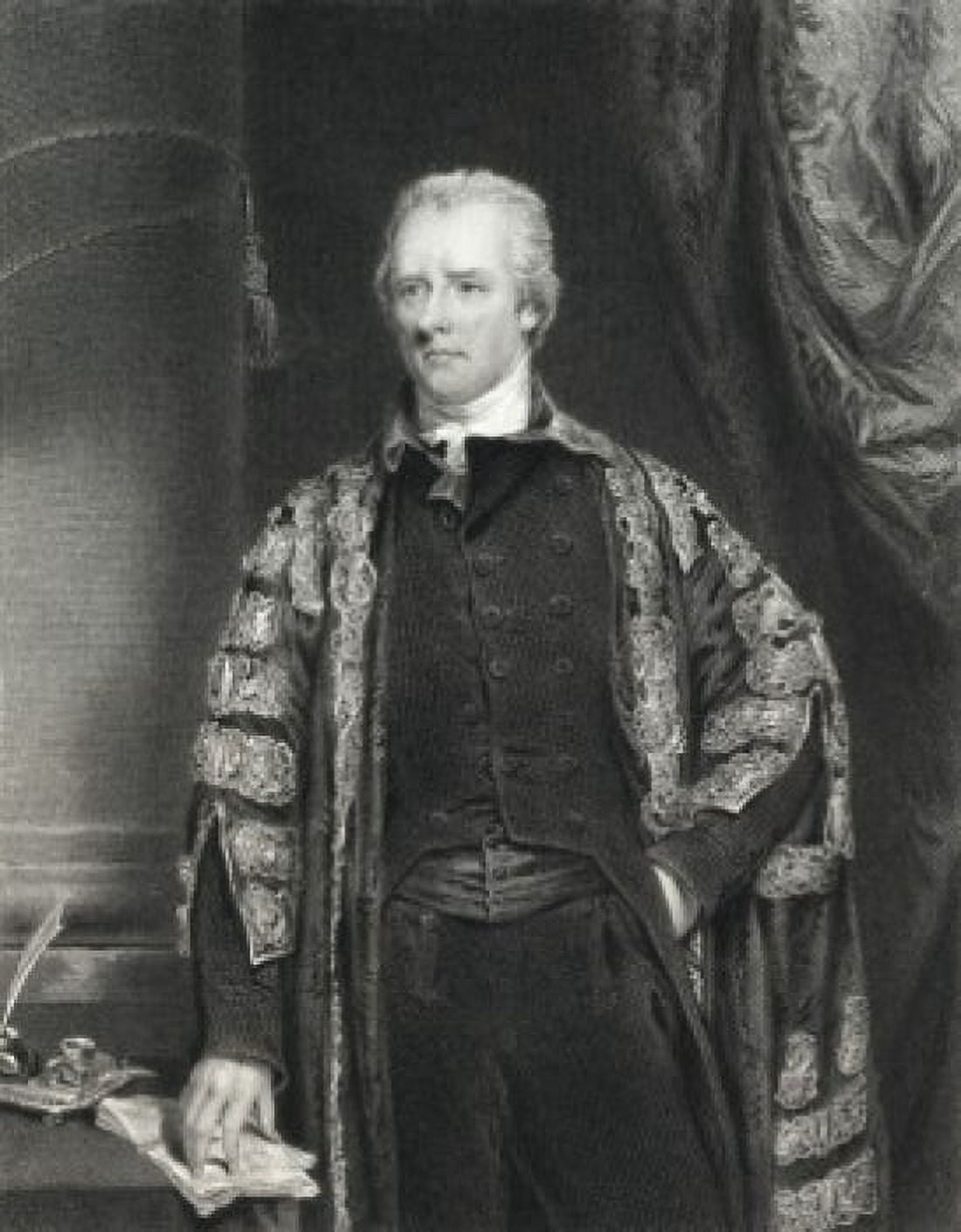 William Pitt William Derby (1786-1847 British) Engraving after Hoppner Canvas Art - William Derby (18 x 24)