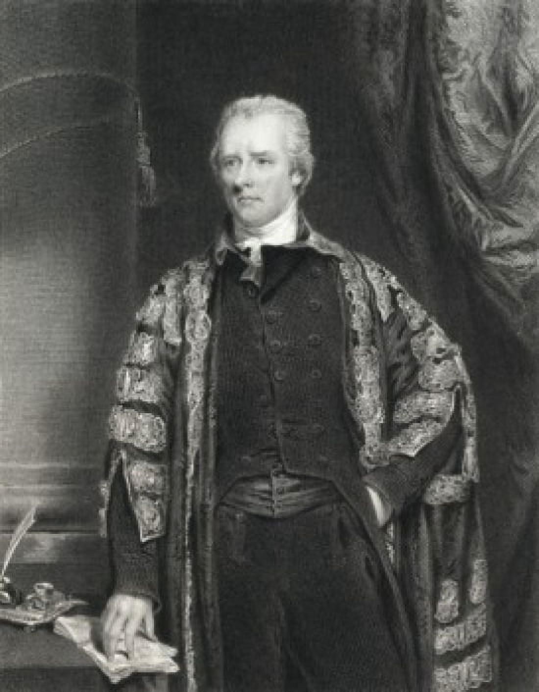 William Pitt William Derby (1786-1847 British) Engraving after Hoppner Canvas Art - William Derby (24 x 36)