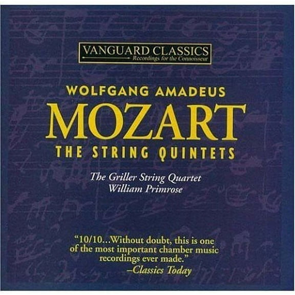 William Primrose - Complete String Quintets - Music & Performance - CD