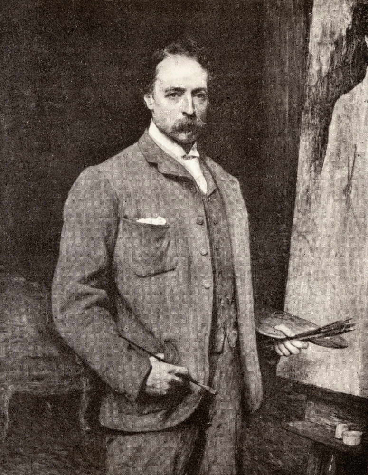 William Quiller Orchardson 1832-1910 Scottish Portrait Painter And Illustrator Canvas Art - Ken Welsh Design Pics (26 x 34)