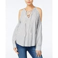 thumbnail image 1 of William Rast Cyrus Cotton Cold Shoulder Top Marshmallo XL, 1 of 1
