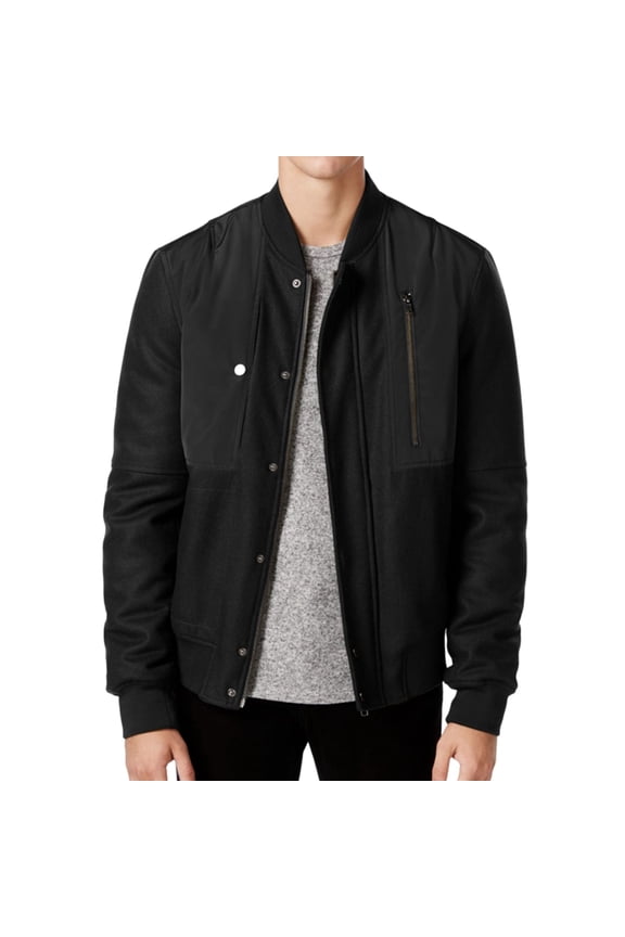 Mens Benton Bomber Jacket, Black, Small