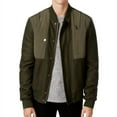 thumbnail image 1 of William Rast Mens Benton Bomber Jacket, Green, X-Large, 1 of 1