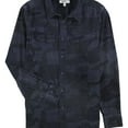 thumbnail image 1 of William Rast Mens Denim Camo Button Up Shirt, Blue, Small, 1 of 1