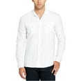 thumbnail image 1 of William Rast Mens Dual Pocket Button Up Shirt, White, Large, 1 of 3