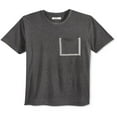 thumbnail image 1 of William Rast Mens Fluxx Pocket Graphic T-Shirt, Grey, Small, 1 of 2