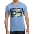 thumbnail image 1 of William Rast Mens Pilgrimage Graphic T-Shirt, Blue, Small, 1 of 2