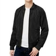 thumbnail image 1 of William Rast Mens Zane Quilted Bomber Jacket, Black, Small, 1 of 1