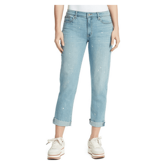 William Rast Women's Misses Vintage Cuffed Boyfriend Jean, 25