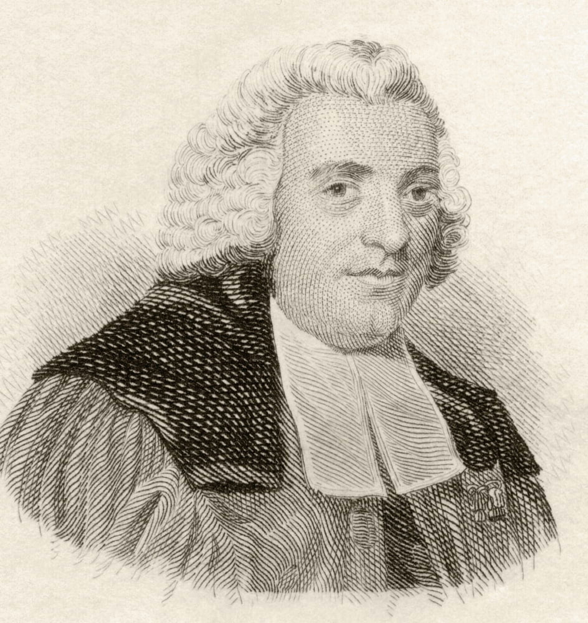 William Robertson 1721 To 1793 Scottish Historian From Crabbes Historical Dictionary Published 1825 Canvas Art - Ken Welsh Design Pics (14 x 15)