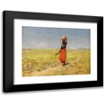 thumbnail image 1 of William Robinson Leigh 18x14 Black Modern Framed Museum Art Print Titled - Blind Hopi Girl Returning from a Desert Watering Hole (1915), 1 of 5