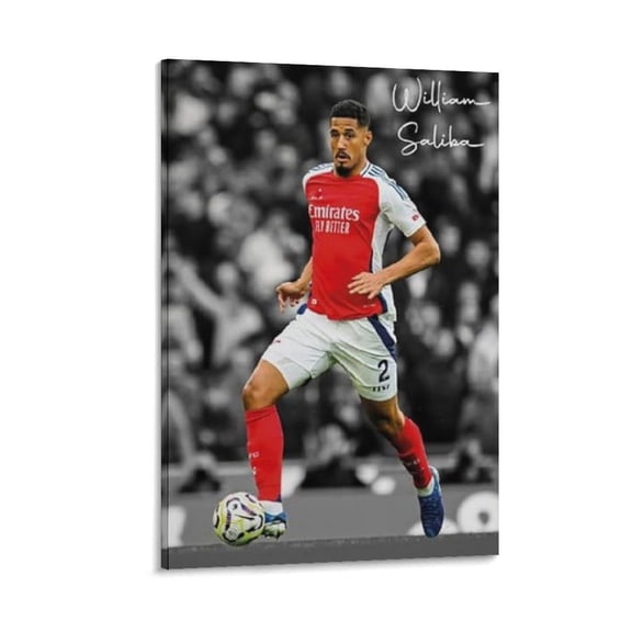 William Saliba Canvas Poster Canvas Wall Art Prints Poster Gifts Photo Picture Painting Posters Room Decor Home Decorative 16x24inch(40x60cm)
