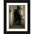 thumbnail image 1 of William Sartain 17x24 Black Ornate Framed Double Matted Museum Art Print Titled: Algerian Water Carrier (After 1874), 1 of 5