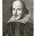 thumbnail image 1 of William Shakespeare 1564 - 1616 English Playwright & Poet. 19th Century Copy of The Martin Droeshout Engraving Used In The First Folio of 1623 Poster Print, 26 x 30 - Large, 1 of 1