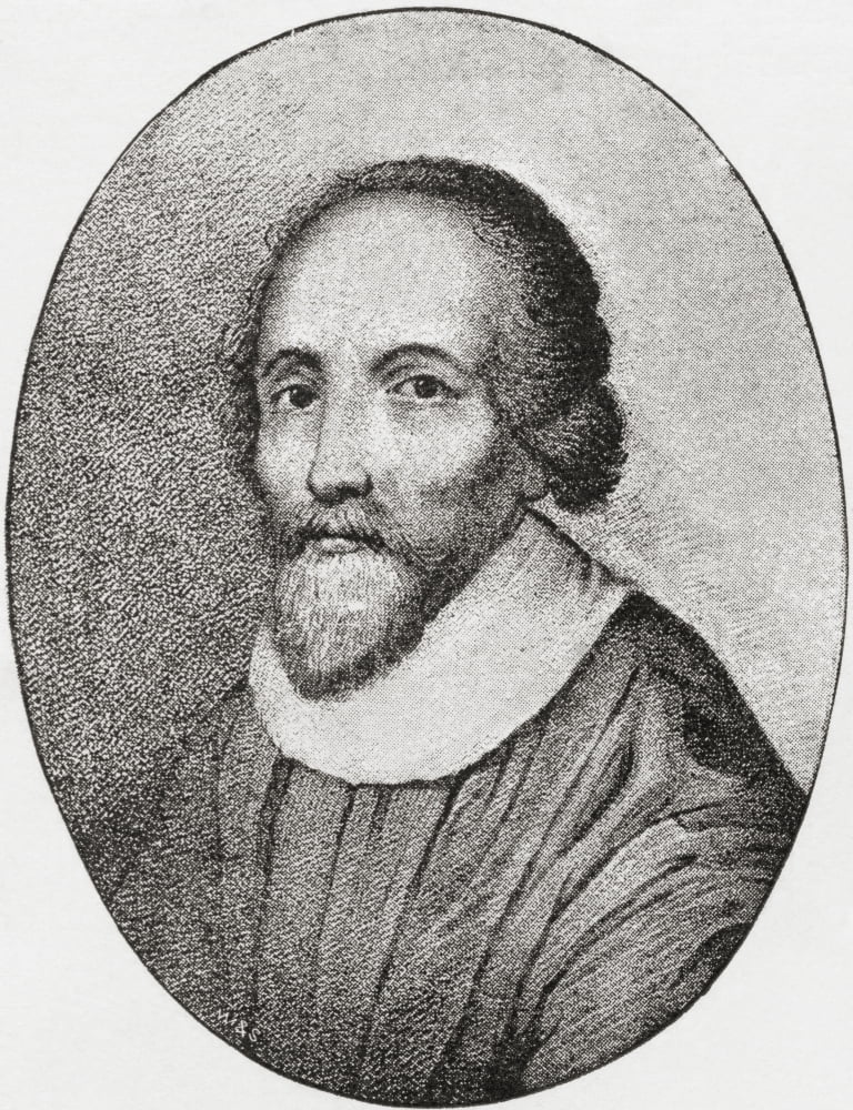 William Shakespeare 1564 - 1616 English Poet And Playwright Known As Gillilands Portrait From The Strand Magazine Published 1894 Canvas Art - Ken Welsh Design Pics (13 x 17)