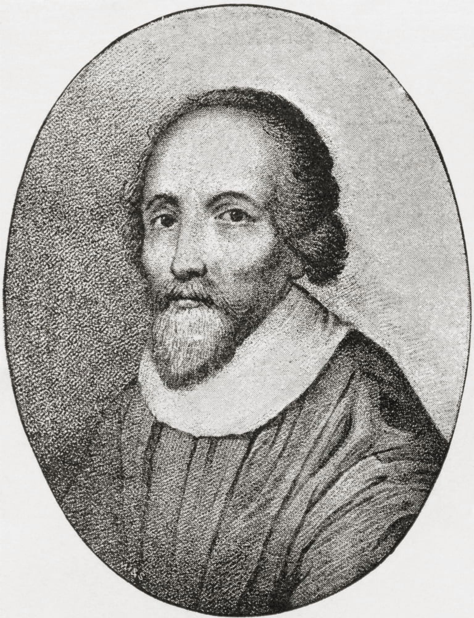 William Shakespeare 1564 - 1616 English Poet And Playwright Known As Gillilands Portrait From The Strand Magazine Published 1894 Canvas Art - Ken Welsh Design Pics (26 x 34)