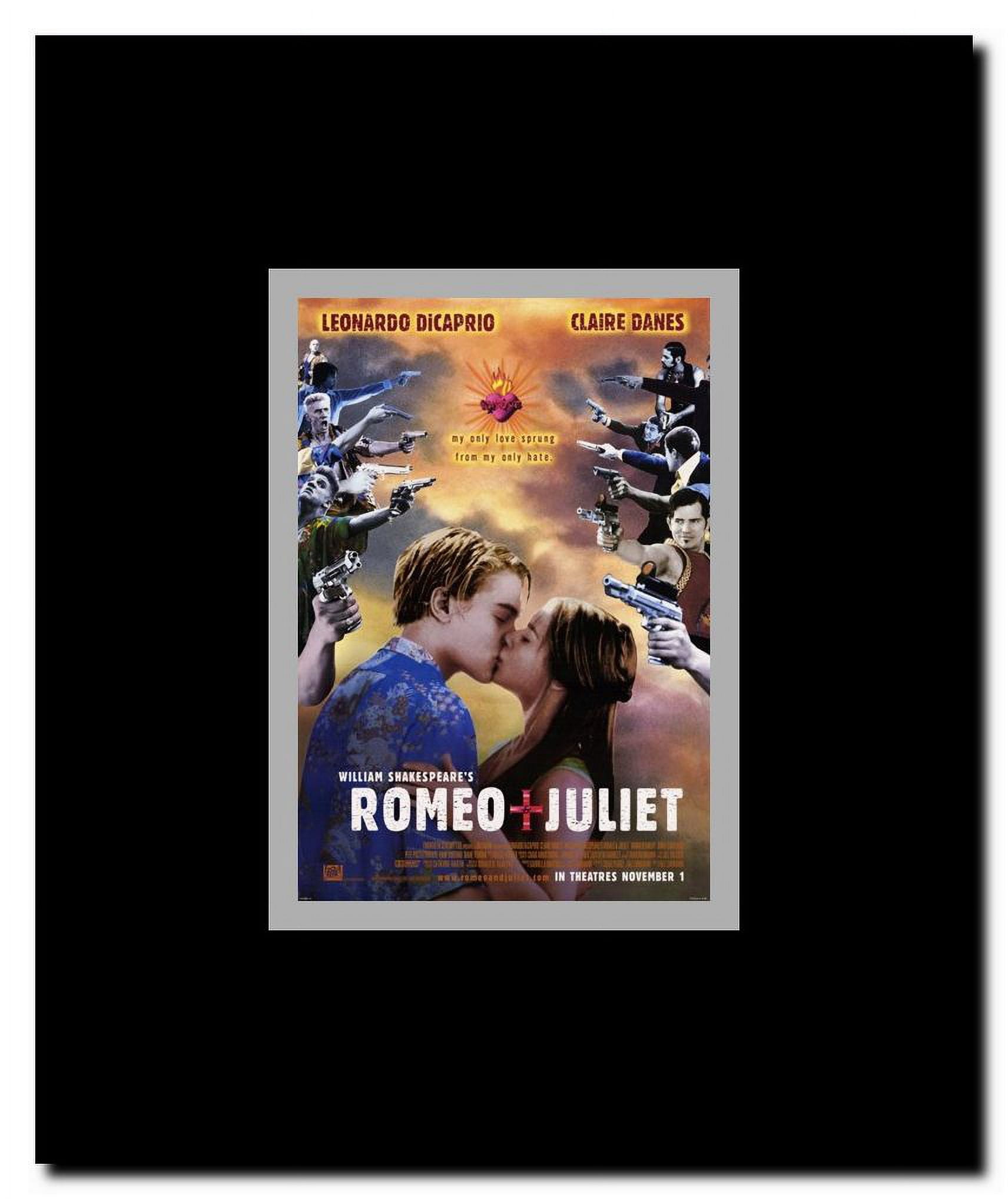 William Shakespeare's Romeo Juliet Framed Movie Poster