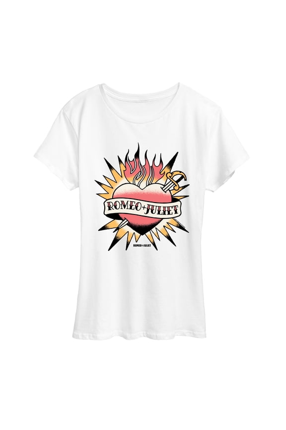 William Shakespeare’s Romeo + Juliet - Tattoo - Women's Short Sleeve Graphic T-Shirt