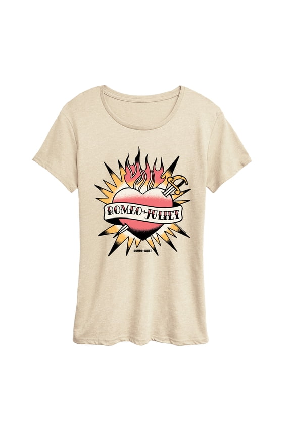 William Shakespeare’s Romeo + Juliet - Tattoo - Women's Short Sleeve Graphic T-Shirt