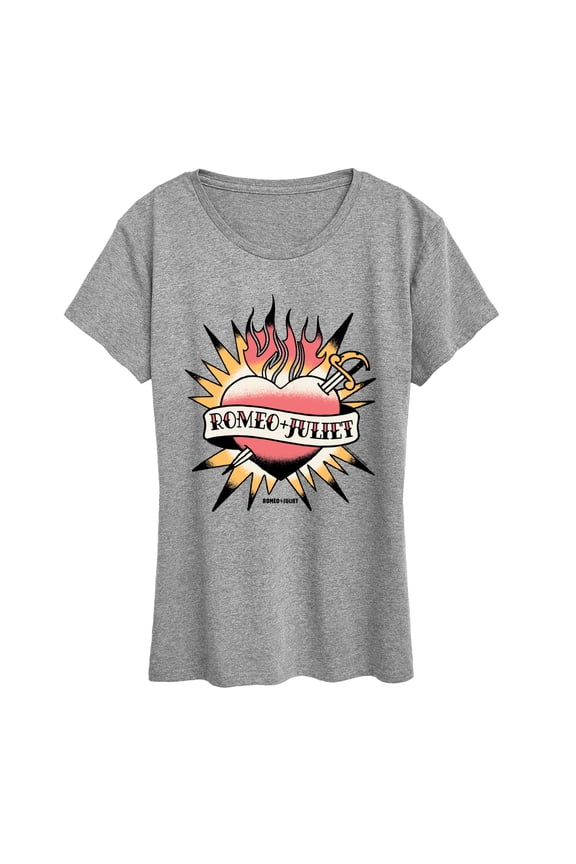 William Shakespeare’s Romeo + Juliet - Tattoo - Women's Short Sleeve Graphic T-Shirt