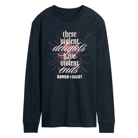 William Shakespeare’s Romeo   Juliet - Violent Delights - Men's Long Sleeve Graphic T-Shirt