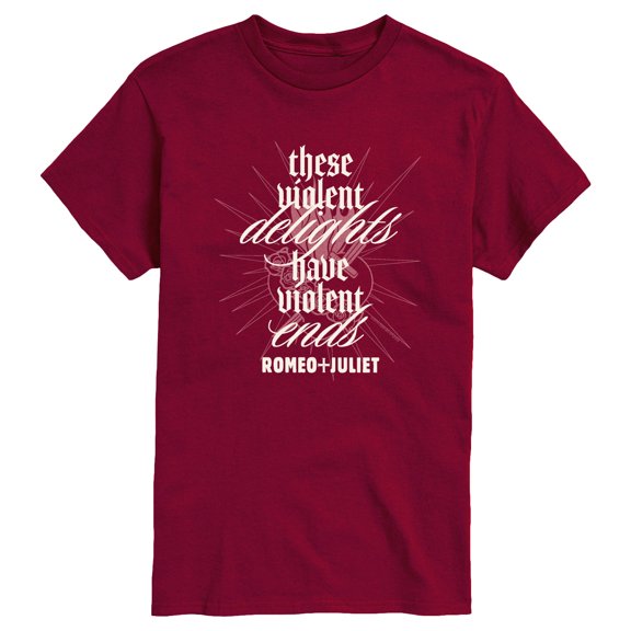 William Shakespeare’s Romeo   Juliet - Violent Delights - Men's Short Sleeve Graphic T-Shirt