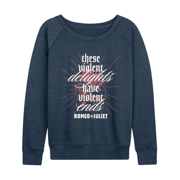 William Shakespeare’s Romeo   Juliet - Violent Delights - Women's Long Sleeve Pullover