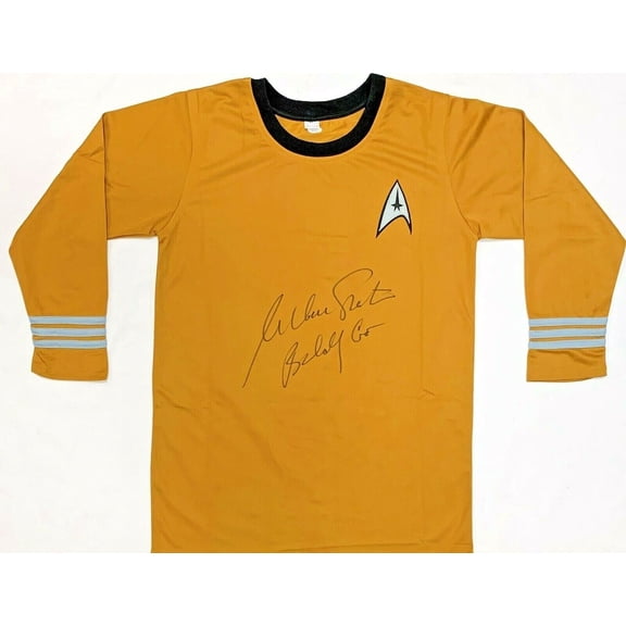William Shatner "Boldly Go" Autographed Star Trek Shirt JSA Authentication