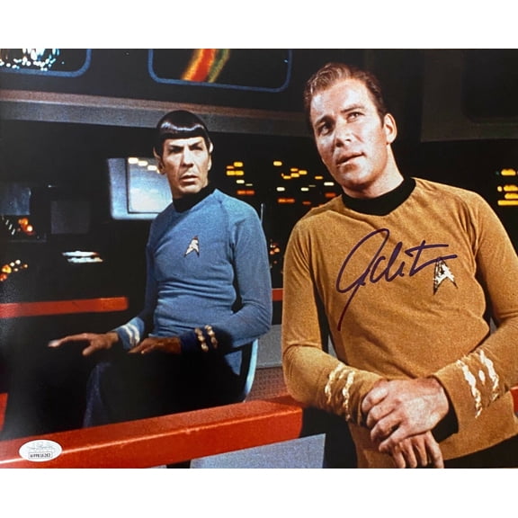 William Shatner Star Trek Signed Autographed 11x14 Photo JSA Authenticated 12
