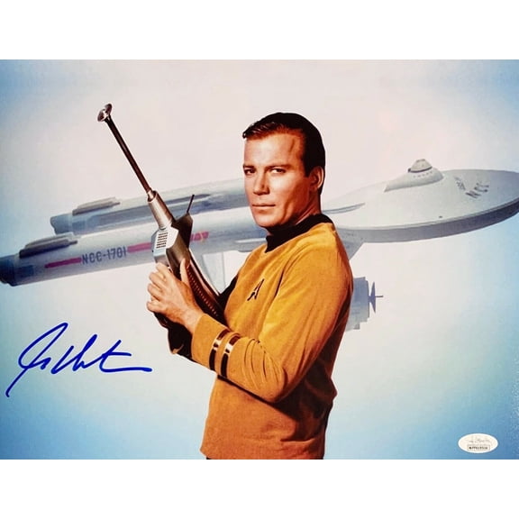 William Shatner Star Trek Signed Autographed 11x14 Photo JSA Authenticated 6