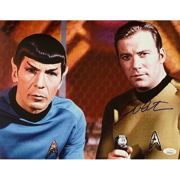 William Shatner Star Trek Signed Autographed 11x14 Photo JSA Authenticated 7