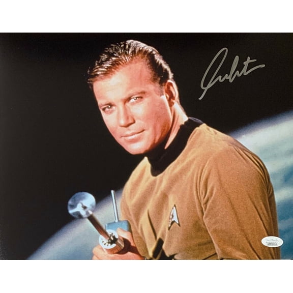 William Shatner Star Trek Signed Autographed 11x14 Photo JSA Authenticated 8