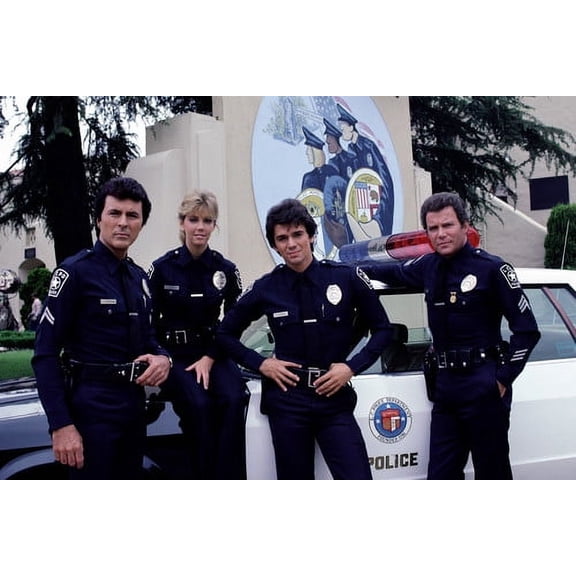 William Shatner and Heather Locklear and Adrian Zmed and James Darren in T.J. Hooker by police academy 24x36 Poster