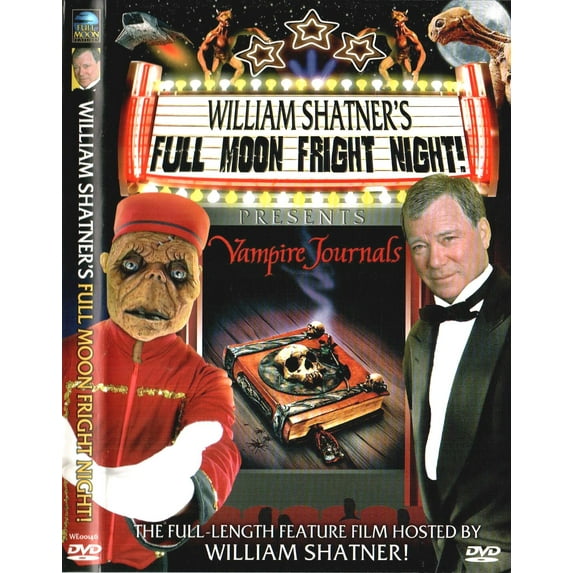 William Shatner's Full Moon Fright Night Presents: Vampire Journals (DVD, 2006)