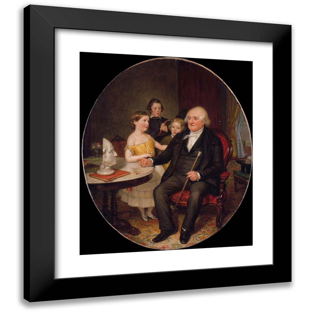 William Sidney Mount 12x14 Black Modern Framed Museum Art Print