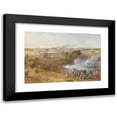 thumbnail image 1 of William Simpson 24x18 Black Modern Framed Museum Art Print Titled - The Shah Nujeef (1861), 1 of 5