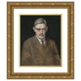 thumbnail image 1 of William Strang 12x14 Gold Ornate Wood Frame and Double Matted Museum Art Print Titled - Self Portrait (1917), 1 of 4