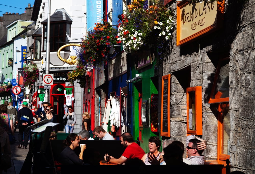 William Street Galway City Ireland Canvas Art - Panoramic Images (36 x 24)
