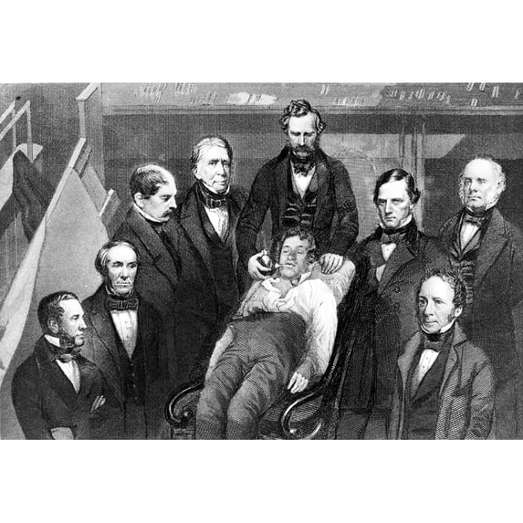 William T.G. Morton N(1819-1868). American Dentist. Morton Demonstrating The Use Of Ether Anesthesia In The Operating