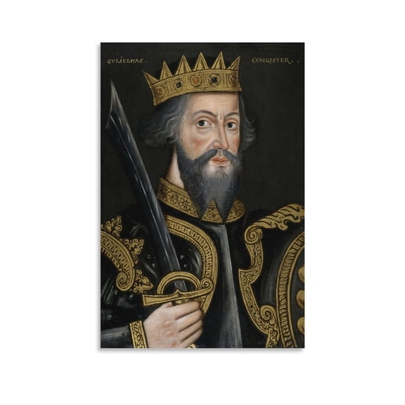 William The Conqueror Poster Canvas Wall Art Poster Decorative Bedroom Modern Home Print Picture Artworks Posters 24x36inch(60x90cm)