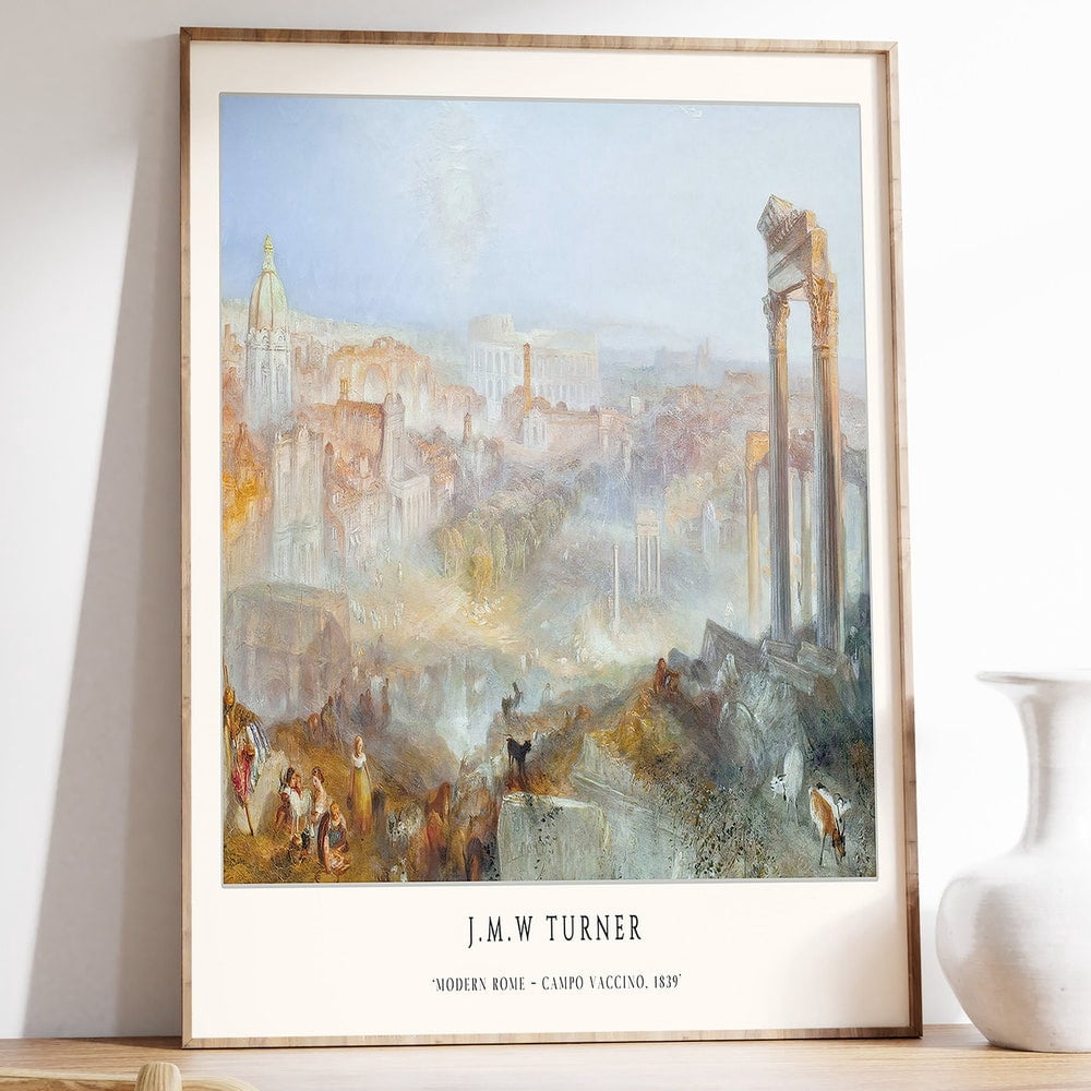 Jmw Rurner Rome William Turner Art Print, J. M. W. Turner Poster, Modern Rome ...