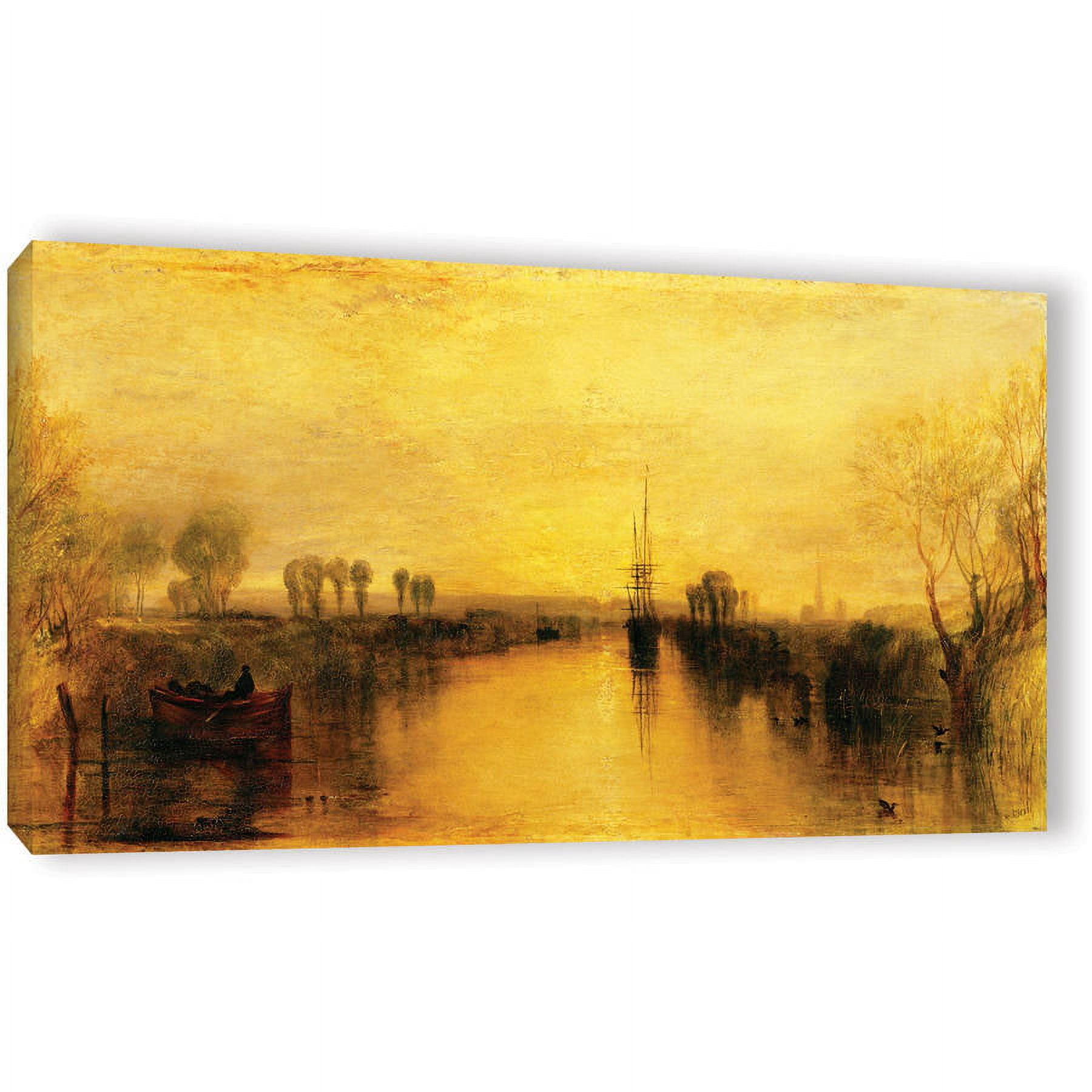 William Turner "Chichester Canal" Gallery-Wrapped Canvas Art